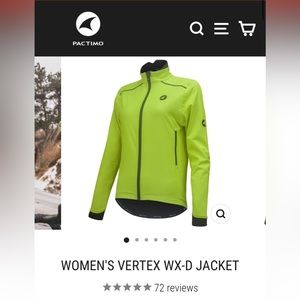 NWT Pactimo Vertex WX-D cold weather biking jacket